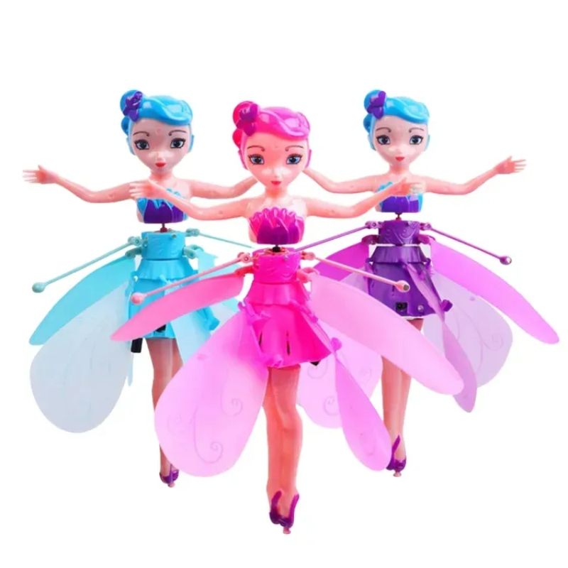 Magic Flying Fairy Princess Doll For Kids Usb Rechargeable Gesture Sensing Mini Flying Toy For Indoor - Oshi.pk - Buy & Sell Online