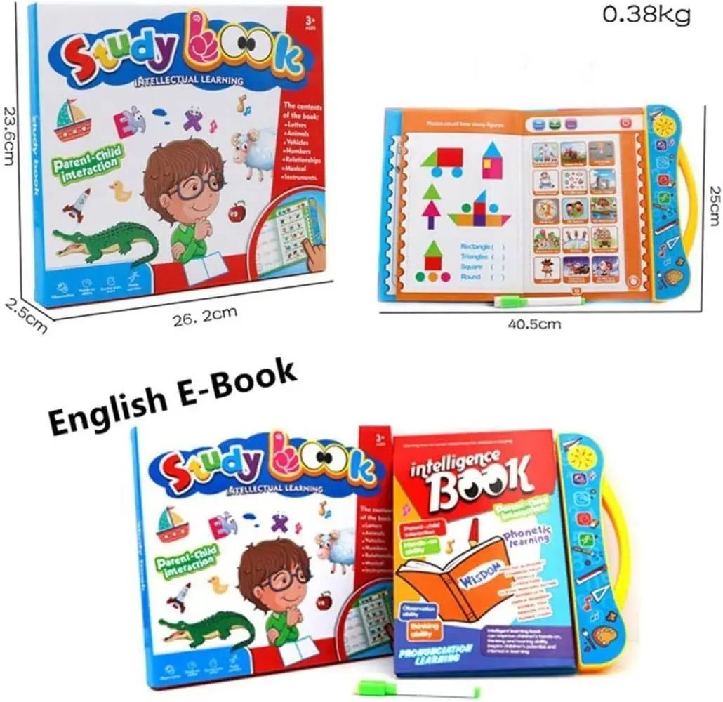 English Finger Reading Children's Voice Book Smart Learning Toys E-book Early Education Smart Scrabble Letters Abc , Animal etc - Oshi.pk - Buy & Sell Online