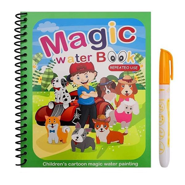 Magic Water Drawing Book with pen for kids Reusable - Oshi.pk - Buy & Sell Online
