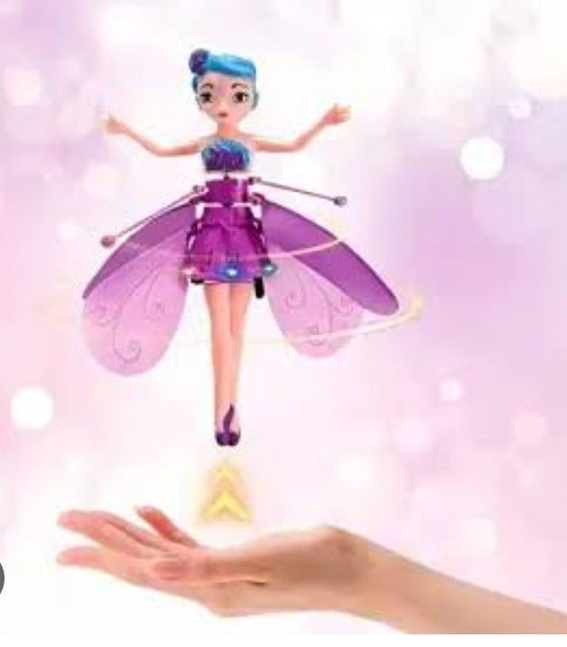 Magical Flying Frozen Barbie Doll With LED Lights And Rechargeable Flying Doll Toy - Oshi.pk - Buy & Sell Online