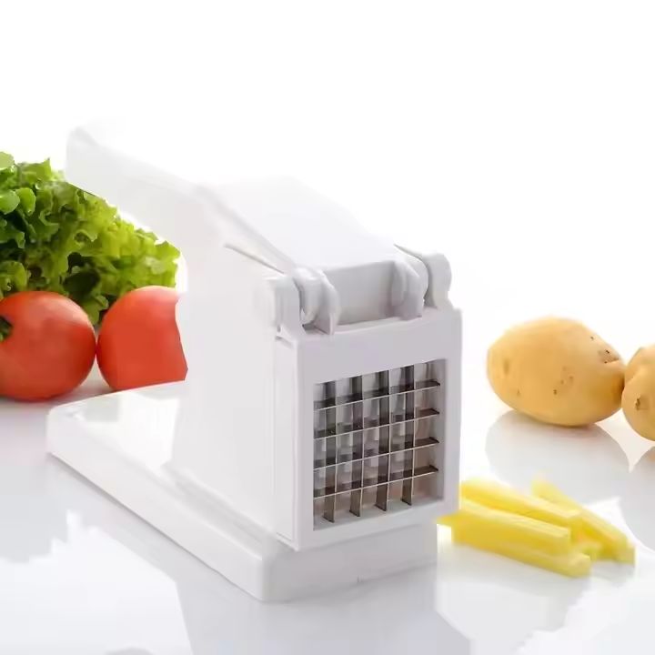 Manual Hand Press Potato slicer for chips french fries maker cutter chipper chopper vegetable cutting tools - Oshi.pk - Buy & Sell Online
