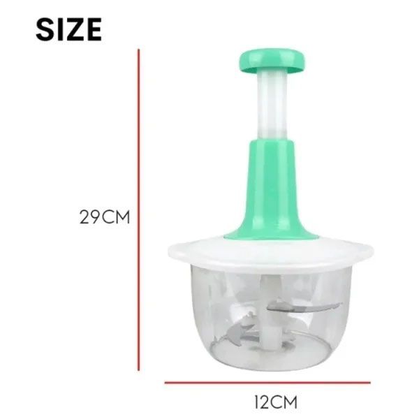 Manual Hand Push Chopper/ Multifunctional Hand Pat Chopper And Mixer/Press Cutter Vegetable Meat Grinder 1.5 Liter - Oshi.pk - Buy & Sell Online