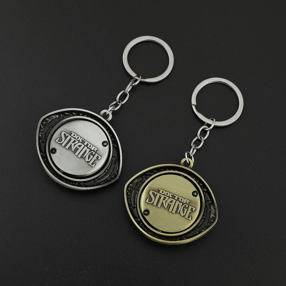 Marvel Avengers Doctor Strange Eye Pendant Keyring The Time Stone Metal Keychain Turnable Avengers Backpack Pendant Accessories Birthday Gift - Oshi.pk - Buy & Sell Online
