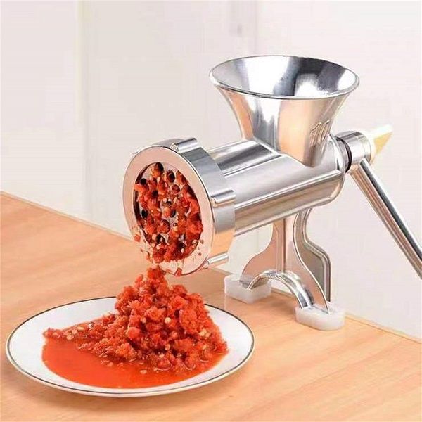 Meat Grinder with Tabletop Clamp Heavy Duty Sausage Maker and Manual Meat Mincer - Oshi.pk - Buy & Sell Online