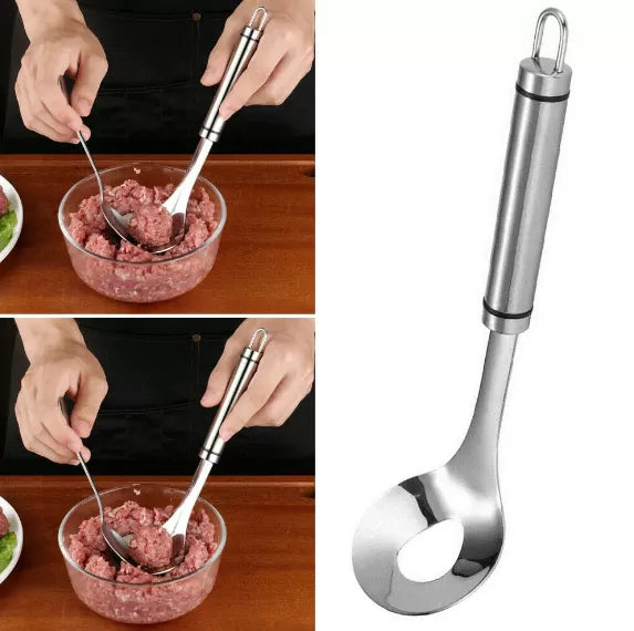 Meatball Maker Stainless Steel Tools Squeeze Meat Balls Rice Spoons Home Kitchen Supplies - Oshi.pk - Buy & Sell Online