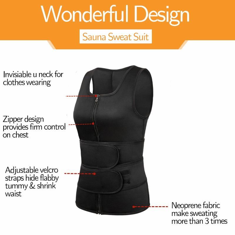 Men Body Shaper Fitness Neoprene Sauna Vest Waist Trainer Double Belt Sweat Shirt Corset Top Abdomen Slimming Shapewear Fat Burn - Oshi.pk - Buy & Sell Online
