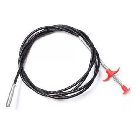 Metal Flexible 90 cm Wire Brush Hand Sink Cleaning Hook Sewer Dredging Device Snake Drain Cleaner Spring Pipe Dredging Tool Drain Opener Drain Clog Re - Oshi.pk - Buy & Sell Online
