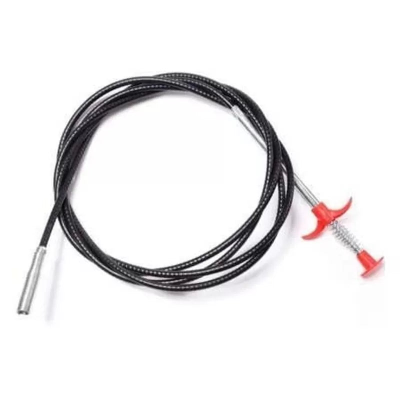 Metal Flexible 90 cm Wire Brush Hand Sink Cleaning Hook Sewer Dredging Device Snake Drain Cleaner Spring Pipe Dredging Tool Drain Opener Drain Clog Re - Oshi.pk - Buy & Sell Online