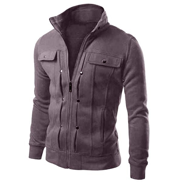 Mexican Fleece Jacket for Men with Front Pocket (ABZ-067) - Oshi.pk - Buy & Sell Online