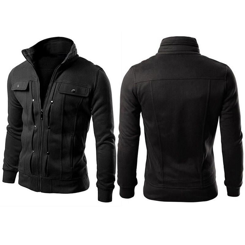 Black Mexican Fleece Jacket for Men with Front Pocket  - Oshi.pk - Buy & Sell Online
