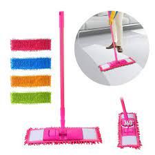 Microfiber Wet and Dry Flat Cleaning Mop with Telescopic Long Handle - Oshi.pk - Buy & Sell Online