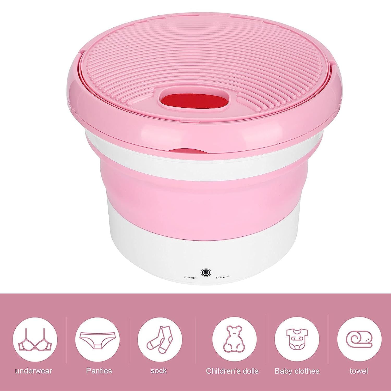 Mini Clothes Washing Machine Laundry Machine Travel Washer for Home Dormitories Apartments Business Trips Travelling, 15 Minutes Fast Cleaning(EU) - Oshi.pk - Buy & Sell Online