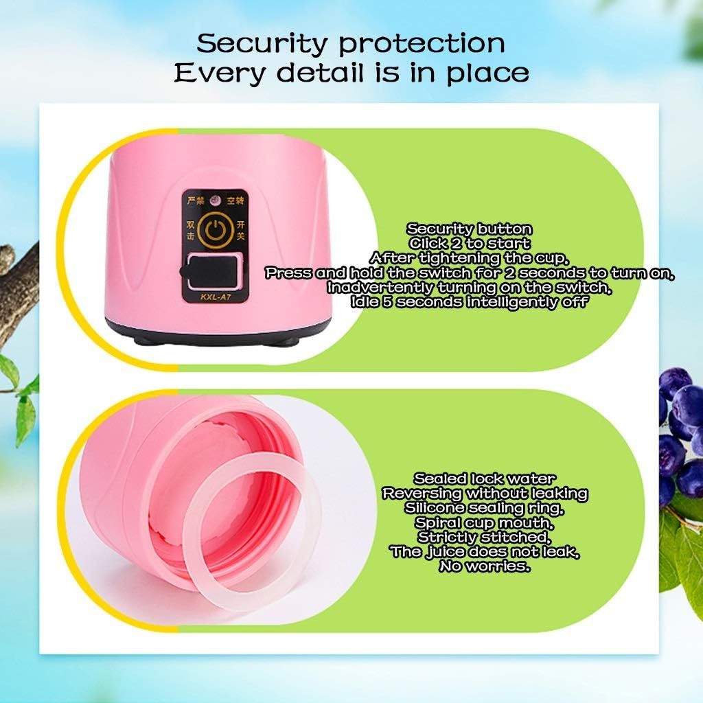 Mini Juice Blender, Convenient Sand Ice Blender, Detachable Cup, 420ml for Easy Carrying, Perfect Blender for Personal Use Masticating - Oshi.pk - Buy & Sell Online