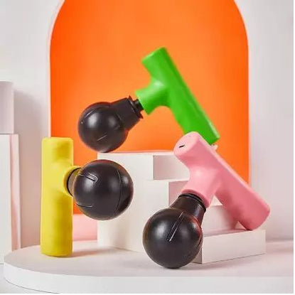 Mini Pocket Rechargeable Facial Gun Massager With Box Mix Random Color - Oshi.pk - Buy & Sell Online