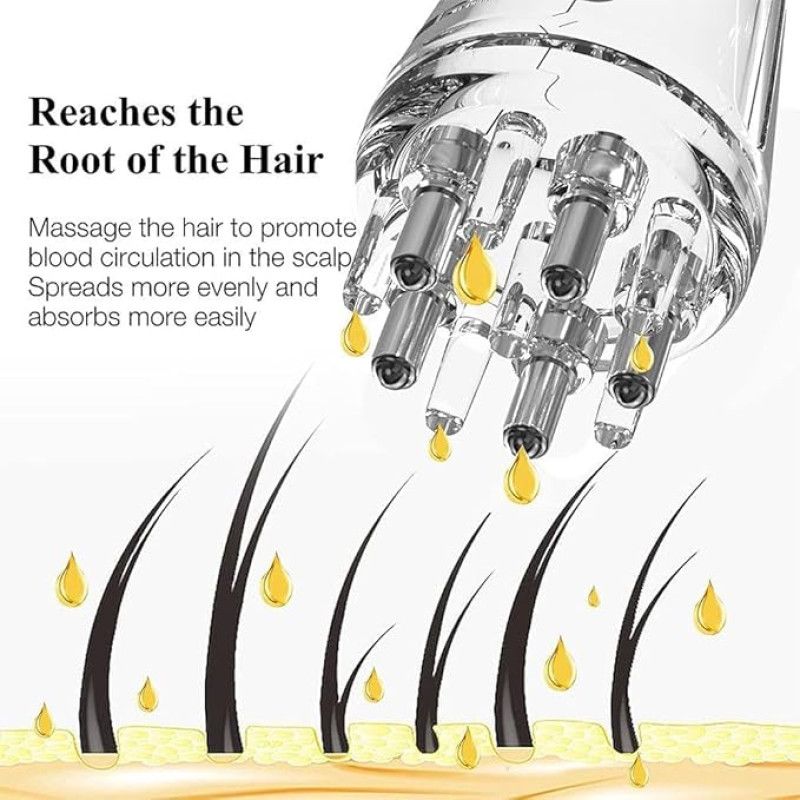 Mini Portable Oil Scalp Applicator Hair Oil Applicator Bottle Scalp Massager - Oshi.pk - Buy & Sell Online