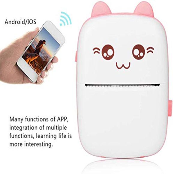 Mini Portable Pocket Thermal Printer Wireless Bluetooth Printer Printing Machine 57mm - Oshi.pk - Buy & Sell Online