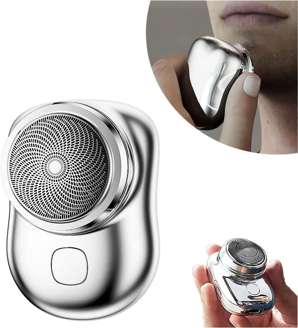 Mini-Shave Portable Electric Shaver Electric Razor for Men Pocket Size Portable Shaver USB Rechargeable Shaver for Home Car Travel - Oshi.pk - Buy & Sell Online