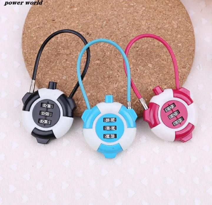 Mini Zinc Alloy Cute Cartoon Password Lock Baggage Combination Lock Password Padlocks - Oshi.pk - Buy & Sell Online