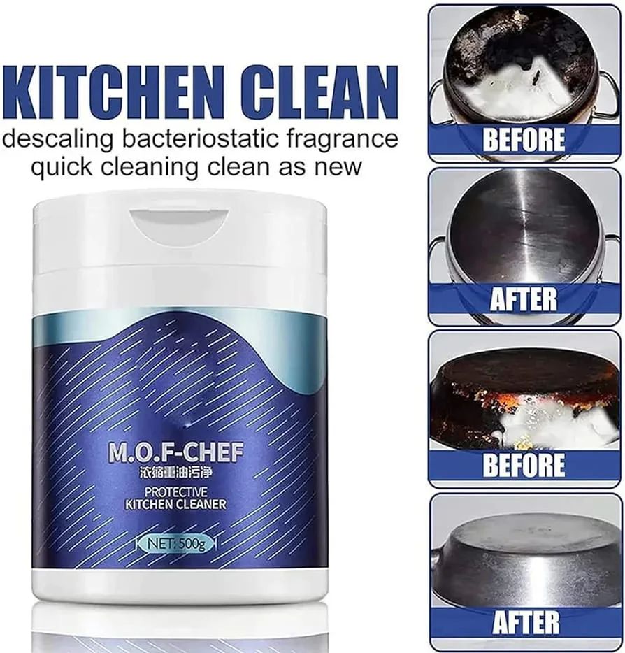 250 gm Mof Chef Cleaner Powder,Heavy Oil Stain Powder Cleaner very good - Oshi.pk - Buy & Sell Online