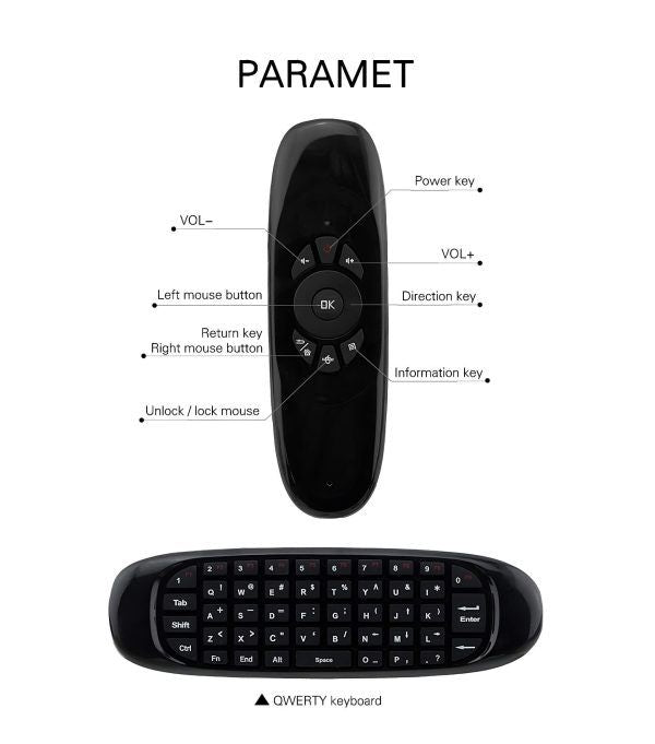 Mouse - Airmouse - Mouse for LED - Air Mouse - air mouse c120 - Air Mouse C120 - Remote Control for Android and Smart Tv - Remote Control - Remote - Oshi.pk - Buy & Sell Online