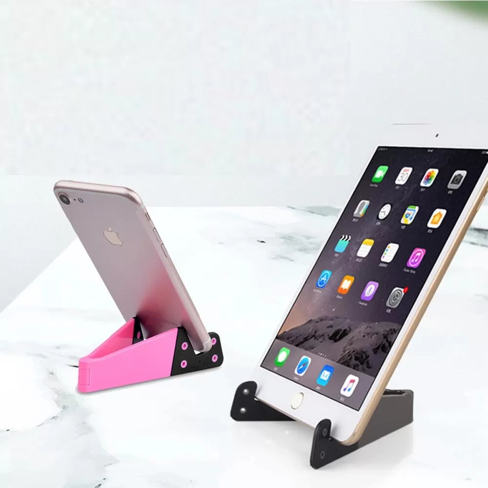 Multi-Function V Shape Mobile Phone Holder Stand Portable Phone Adjustable Stand Desk Table Mobile Stand Universal Foldable Cell Stand Holder Mount Fo - Oshi.pk - Buy & Sell Online