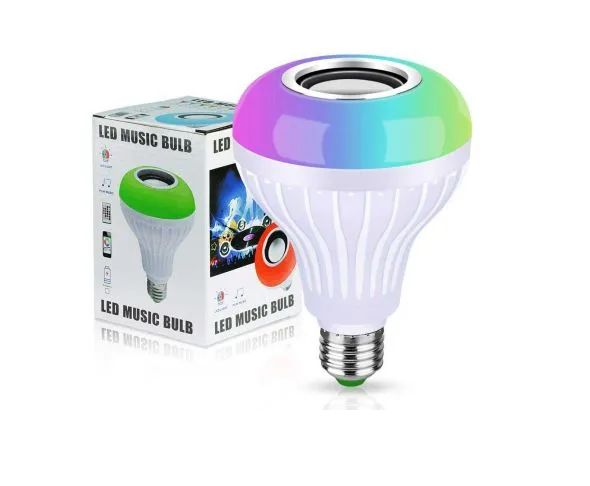 Multifunctional LED music light bulb Bluetooth speaker RGB changing lamp wireless stereo Audio - Oshi.pk - Buy & Sell Online
