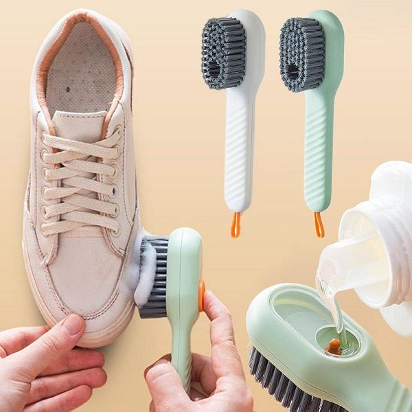 Multifunctional Soft bristled Shoe Brush Long Handle Brush Clothes Board Brushes Cleaning Tool - Oshi.pk - Buy & Sell Online