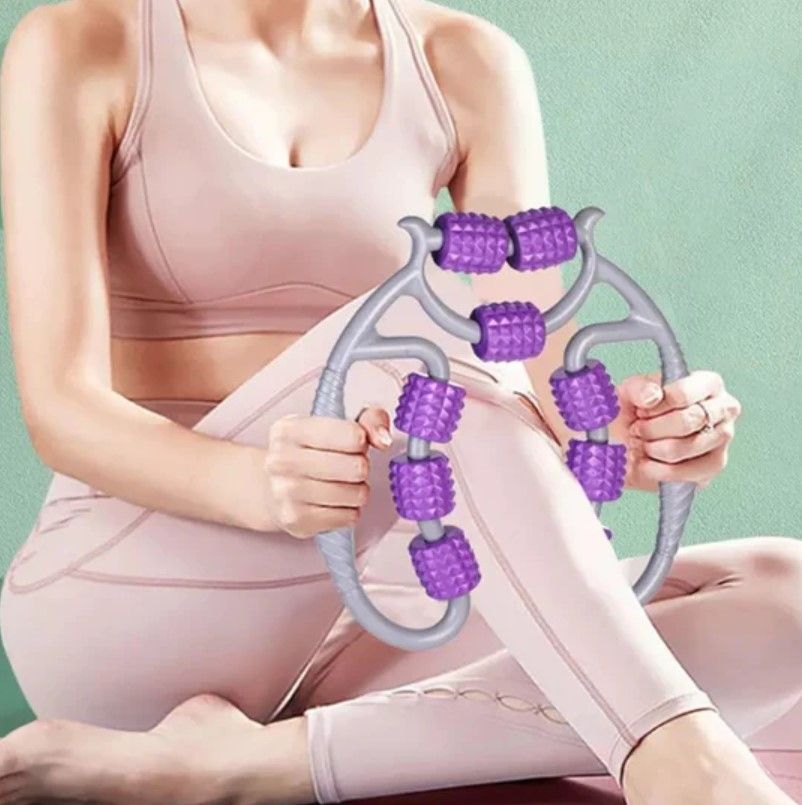 Muscle Roller Massage Roller Fascia Roller for Relieving Muscle Soreness of Thigh, Calf, Arms, and Shoulders. Reducing Cellulite and Deep Tissues - Oshi.pk - Buy & Sell Online