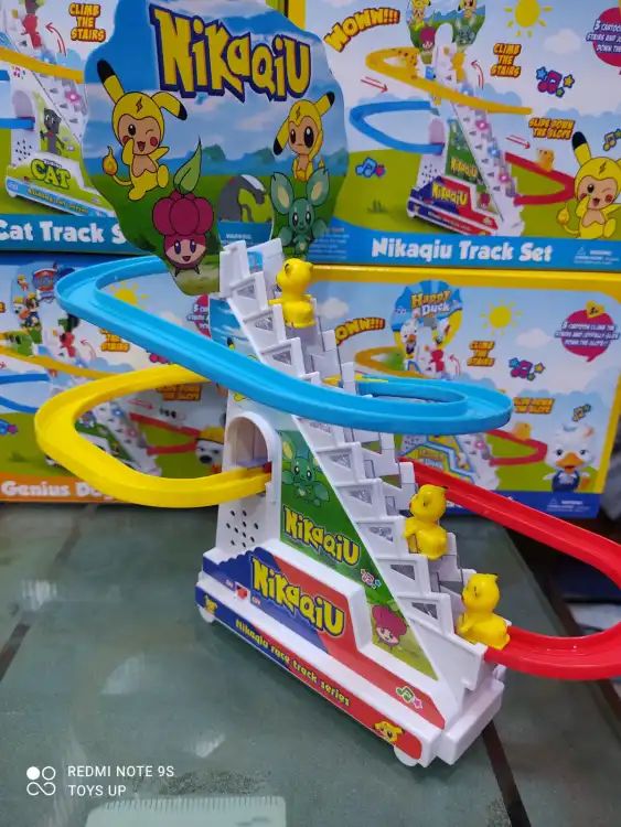 Musical Penguin Roller Coaster Track Set With Tiny Penguin Toys With Lights & Sound - Oshi.pk - Buy & Sell Online