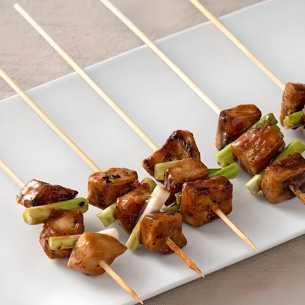 Natural Bamboo 6-Inch Pack of 100 Disposable Skewers for BBQ - Oshi.pk - Buy & Sell Online