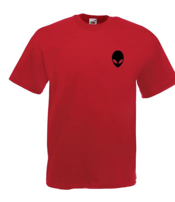 New And Amazing Printed logo Red T Shirt Summer Cotton Fabric Half Sleeves - Oshi.pk - Buy & Sell Online