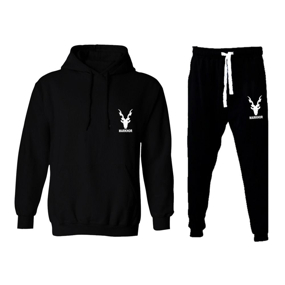 New Arrival Pakistani Markhor Printed Winter Tracksuit With Warm Fleece Hoodie and Trouser For Men - Oshi.pk - Buy & Sell Online