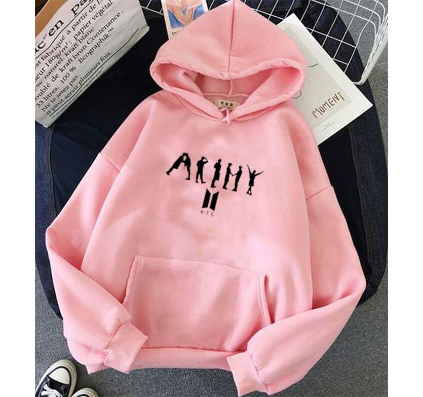 New Casual Army Printed Winter Fleece Pullover Hoddie For Women - Oshi.pk - Buy & Sell Online