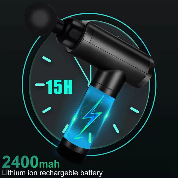 New Deep Tissue Massager Fascial Deep Muscle Fitness Chargeable Massager Leg Deep Vibration Full Body Relaxation Machine for Unisex. Imported & powerf