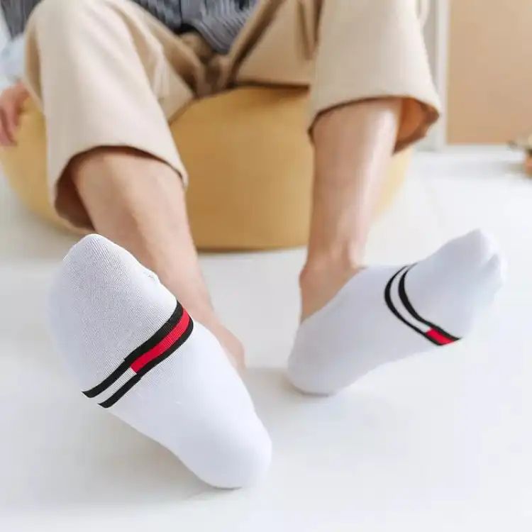 New Mens Fashion Flexible Casual Cotton Loafer Short Socks - Oshi.pk - Buy & Sell Online