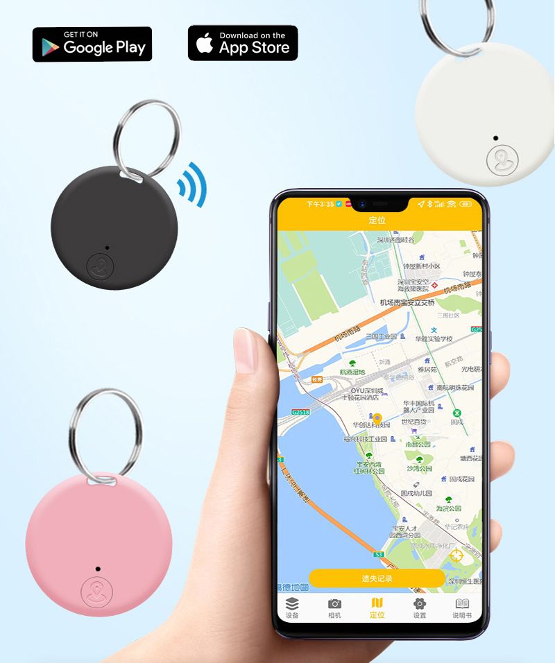 New Mini Key GPS Locator Tracker Tracking Anti-Lost Device Locator Tracer For Pet Dog Cat Kids Car Wallet Key Collar Accesso - Oshi.pk - Buy & Sell Online