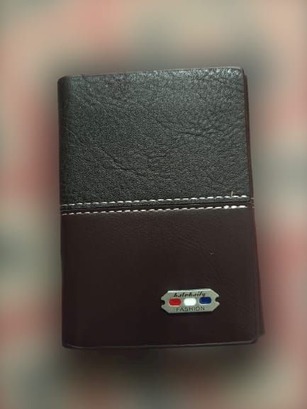 New Mini Three-fold Men Wallet Card Holder Purse Coin Pouch Card Holder Short Vertical PU Leather Wallet Change Money Pouch - Oshi.pk - Buy & Sell Online