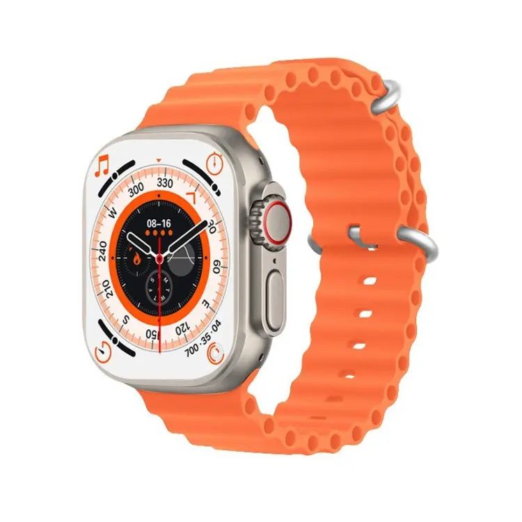 t800Ultra Smart Watch Series Bluetooth Call Smartwatch With Ocean Strap Wireless Charging Best Battery Timing - Oshi.pk - Buy & Sell Online