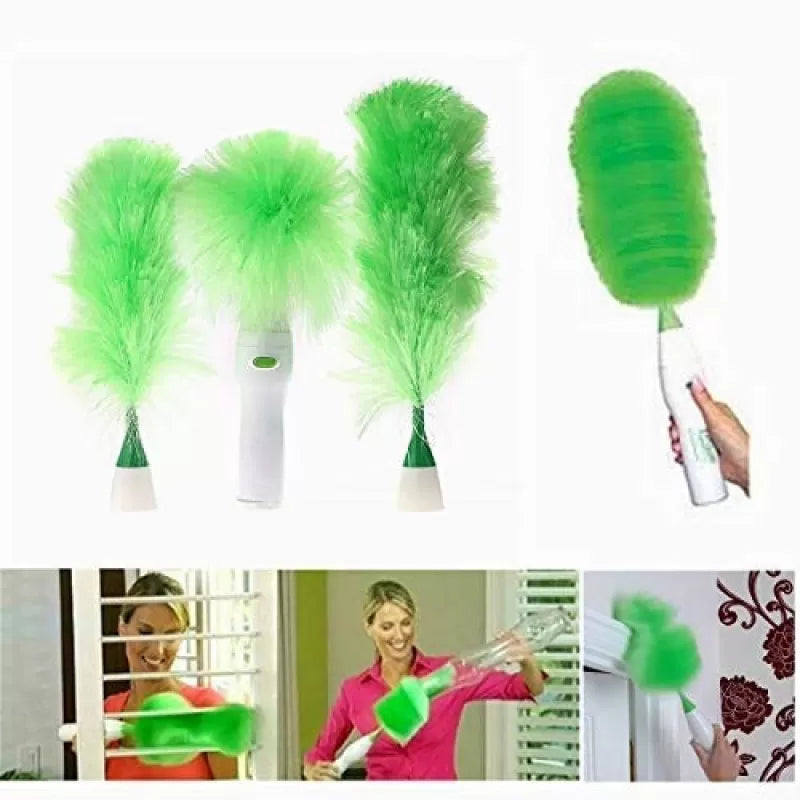 New Multifunctional Electric Dust Go Duster Cover Home Furniture Car Window Bookshelf Soft Microfiber Dust Cleaning Brush - Oshi.pk - Buy & Sell Online