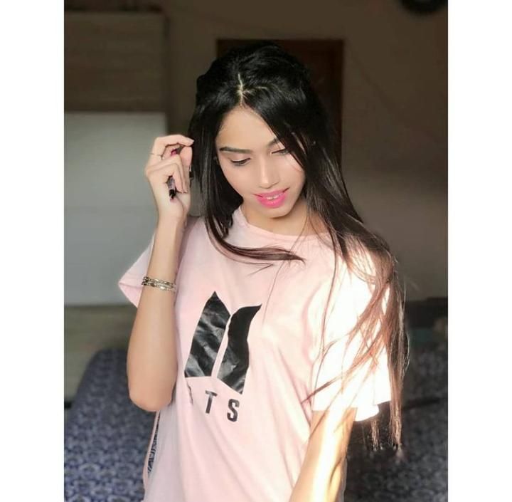 New Trendy Pink BTS Printed Top Export Quality Round Neck T For Girls - Oshi.pk - Buy & Sell Online