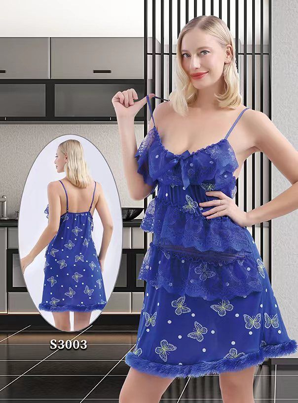 New Women Suspender Babydoll Nightdress Sleepwear (S3003) - Oshi.pk - Buy & Sell Online
