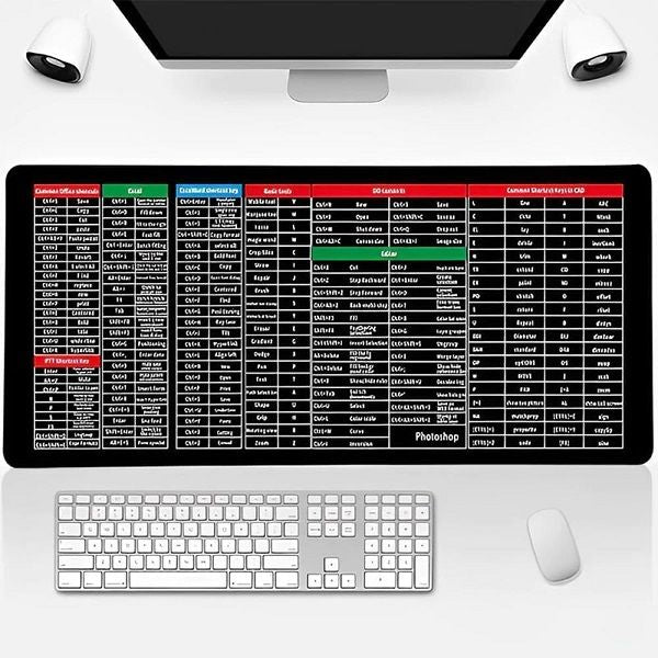 Non-Slip Keyboard Pad with Shortcut Pattern (30x80cm) - Oshi.pk - Buy & Sell Online