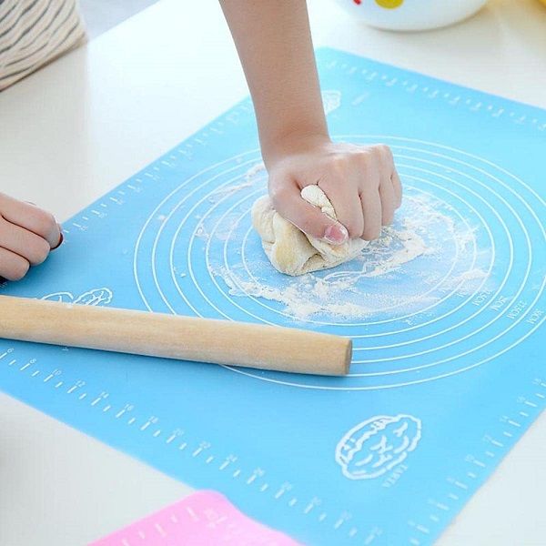 Non Slip Silicone Pastry Mat with Measurements Reusable BPA Free Baking Mat 50×40 CM - Oshi.pk - Buy & Sell Online