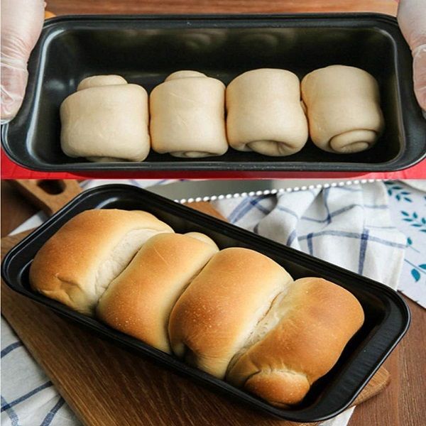 Non Stick Bread Loaf Baking Tray ,10Pcs Measuring Cups and Spoons and Spectula Silicone Brush Set - Oshi.pk - Buy & Sell Online