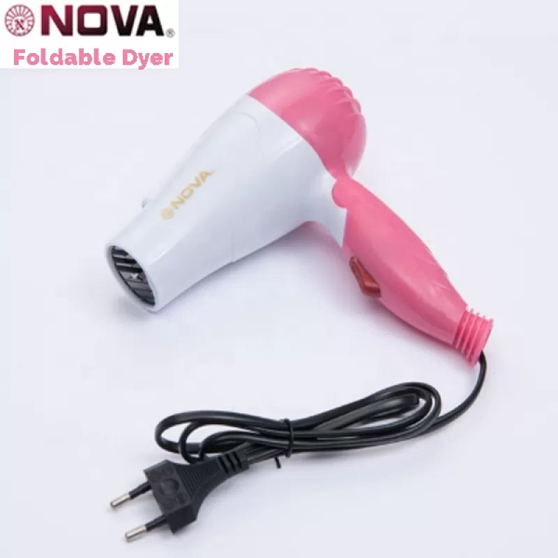 NOVA Foldable Hair Dryer - Nova 1000W Foldable hair dryer hair styler for both men and women - Oshi.pk - Buy & Sell Online