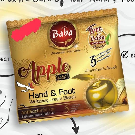 Original Baba Apple Hand Foot Creme Bleach Sachet - Oshi.pk - Buy & Sell Online