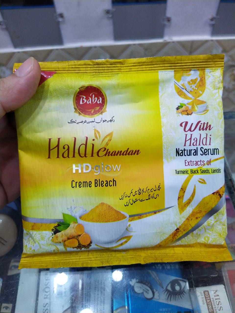 Original Baba Apple Haldi Chandan Creme Bleach Sachet - Oshi.pk - Buy & Sell Online