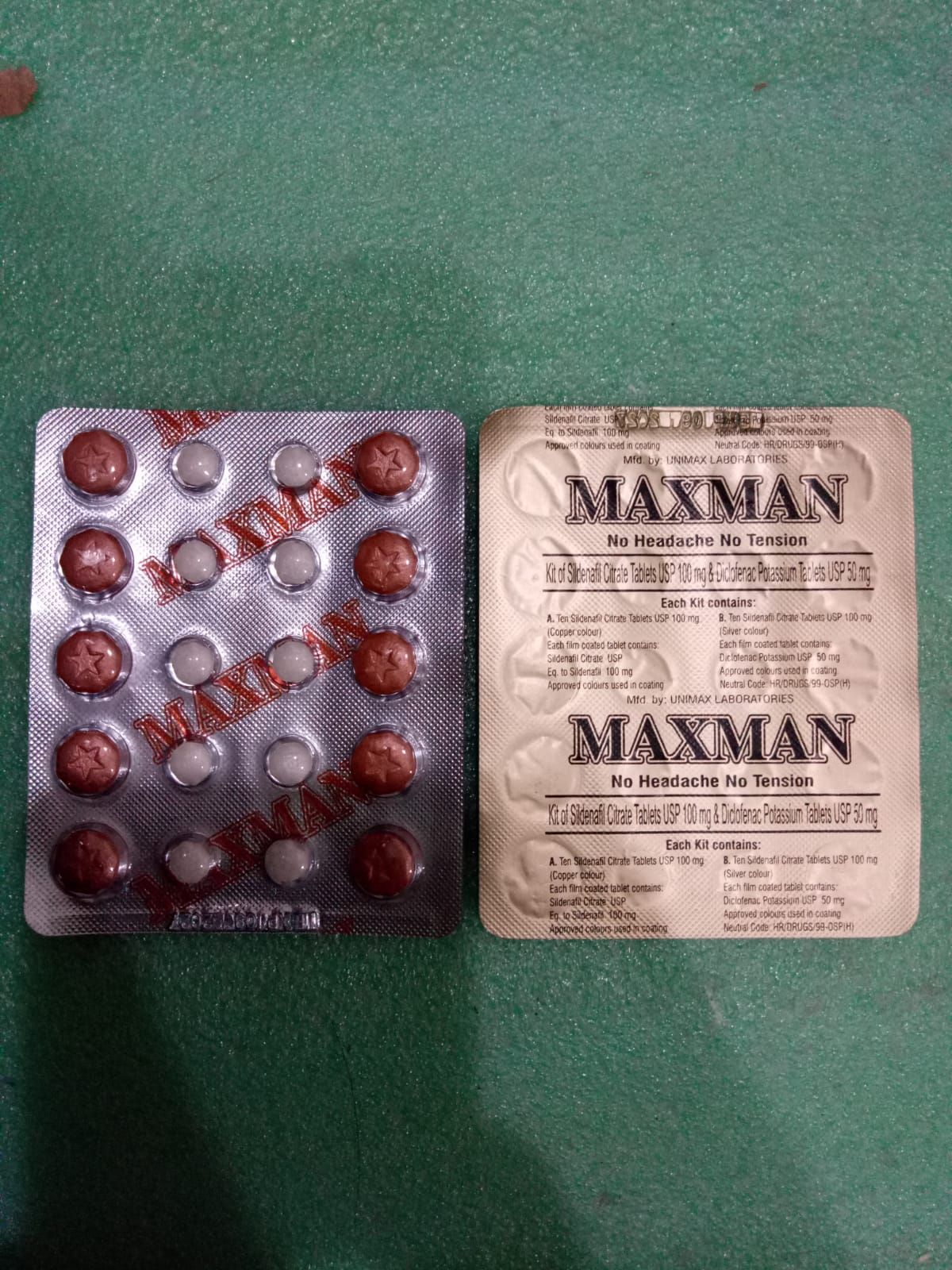 Original Maxman Sex 10 Tablets NO HEADACHE NO TENSION - Oshi.pk - Buy & Sell Online
