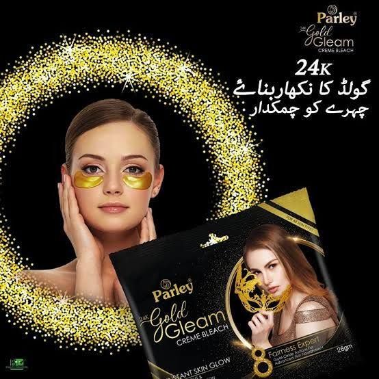 Original Parley 24K Gold Gleam Creme Bleach Instant Glow 28gm - Oshi.pk - Buy & Sell Online