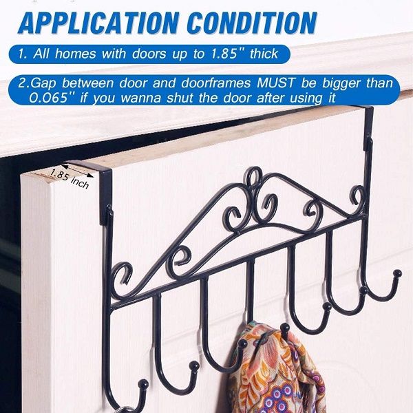 Over The Door Hooks for Hanging Over Door Towel Rack Coat Rack Hanger - Oshi.pk - Buy & Sell Online